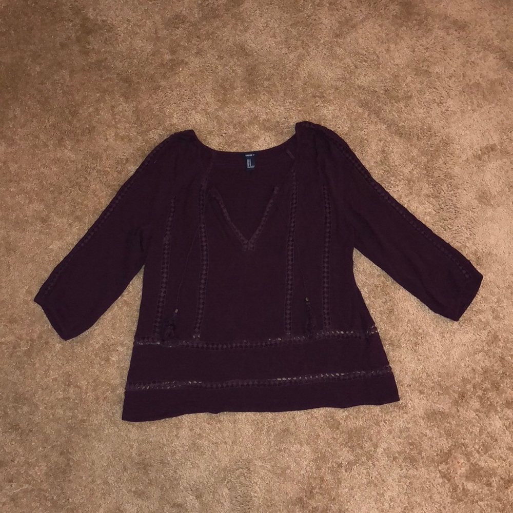 Purple blouse